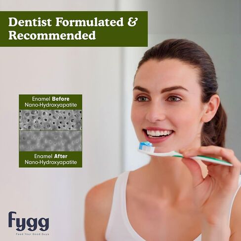 Fluoride Free Toothpaste, Nano Hydroxyapatite (Mild Mint) | Dentist Recommended - for Remineralizing, Whitening, & Sensitive Teeth - Premium Tooth Paste for Adults & Kids Oral Care (4oz) in Saudi Arabia