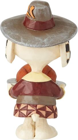 تمثال صغير من Enesco Peanuts من Jim Shore Thanksgiving Snoopy Pilgrim، 3.5 بوصة، متعدد الألوان in Saudi Arabia