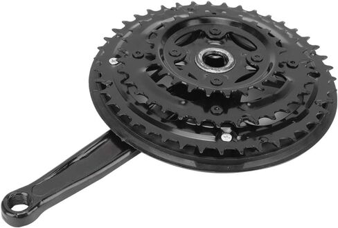 Bike Crank Arm Set, 170mm Mountain Crankset with Chains Cover for 24 34 42T Tooth Rear Sprocket in Saudi Arabia