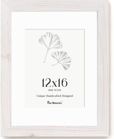 8x10 Picture Frame-Real Tempered Glass, Solid Wood Photo Frame 8x10, Display Pictures 5x7 with Mat or 8x10 Without Mat, 8x10 Picture Frame for Wall or Tabletop, Grey, 1 Pack in Kuwait