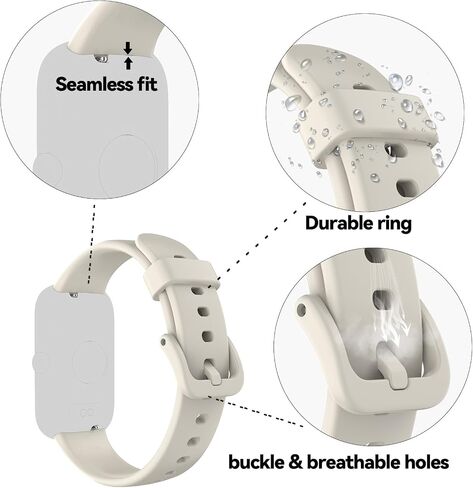 ALB1 Fitness Tracker Watch Silicone Replacement Bands Straps Compatible Watch, Quick Release 16mm Bands Watch in Saudi Arabia
