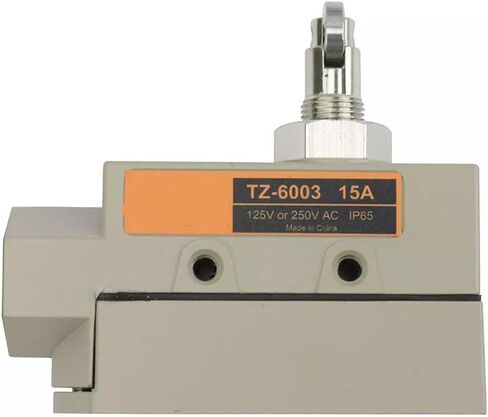 TZ-6003 Heavy Duty Commercial Door Micro Switch with Vertical Roller Plunger for Roll-up Door/Push & Pull Door | 250V 15A IP65 Waterproof Limit Switch -Type NO and Type NC in Saudi Arabia