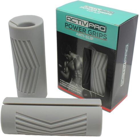 POWER GRIPS, Dumbbell Barbell Grips, Top Grade Silicone, Biceps & Forearms Builder, Big Muscles, Thick Grips, Strength Training in Saudi Arabia