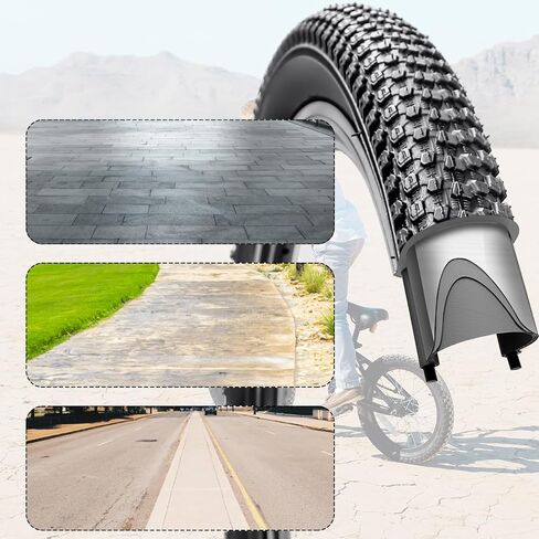 SIMEIQI Pair Bike Tires for Kids 12"/14"/16"/18"/20"x1.95" Compatible with 14"/16"/18"/20"x1.75"/1.95" Rim Replacement Bike Tires for Pavement Trail Hybrid Bicycles in Saudi Arabia