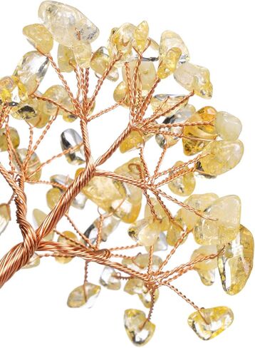 jovivi اللازورد الكريستال شجرة الأحجار الكريمة شفاء بلورات شجرة المال بونساي السيراميك قاعدة فنغ شوي شجرة الحياة، حظا سعيدا ريكي الطاقة الإيجابية، ديكور مكتب المنزل in Kuwait