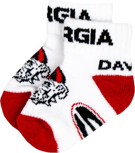 NCAA Georgia Bulldogs Unisex Georgia Baby Qtr Sockgeorgia Baby Qtr Sock in Saudi Arabia