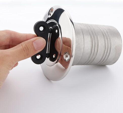 VTurboWay 4 قطع مفتاح لوحة ملء سطح القارب، مفتاح احتياطي لحشو سطح الخزان، نايلون من الدرجة البحرية، مفتاح احتياطي لخزان الوقود المائي ليخت القوارب البحرية، أسود in Kuwait