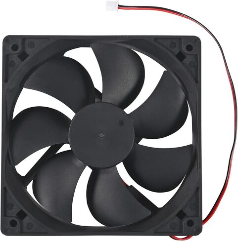 4PCS 12025 Fan DC 12V Strong Quiet Computer Case Fan 120x120x25mm 2Pin High Performance Cooling Fan for 3D Printer Computer Case Fan DIY Cooling Ventilation Exhaust Equipment 1500RPM in Saudi Arabia