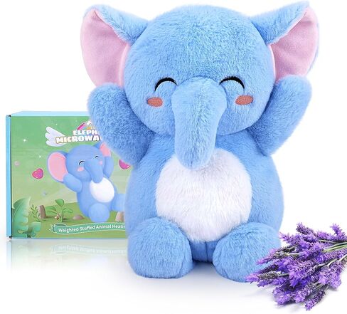 Penguin Stuffed Animal Microwavable Heating Pad, 1.2lb Heating Pads for Cramps & Period Pain Relief, Period Cramps for Women & Girls, Gift for Daughter Wife Heating Pad with Lavender Scented in Kuwait