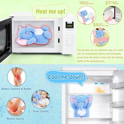 Penguin Stuffed Animal Microwavable Heating Pad, 1.2lb Heating Pads for Cramps & Period Pain Relief, Period Cramps for Women & Girls, Gift for Daughter Wife Heating Pad with Lavender Scented in Kuwait