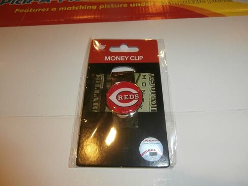 MLB Cincinnati Reds Domed Money Clip in Saudi Arabia