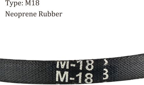 M-38 Drive V-Belt - [38 Inch Pitch Girth] Wrapped Industrial Power Rubber Belt for Transmission Use, JIS Standard, 10mm Width 5.5mm Thick in Saudi Arabia