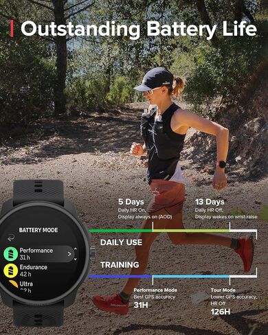 ساعة SUUNTO Race S الرياضية بنظام تحديد المواقع العالمي (GPS)، شاشة لمس AMOLED عالية الدقة مع وضع الاستعداد ثلاثي الأبعاد، نظام GNSS مزدوج النطاق، خريطة عالمية غير متصلة بالإنترنت، رؤى التدريب والتعافي المتقدمة، 95+ رياضات متعددة، مدمج وخفيف، برتقالي قوي in Kuwait