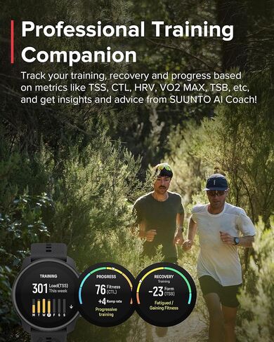 ساعة SUUNTO Race S الرياضية بنظام تحديد المواقع العالمي (GPS)، شاشة لمس AMOLED عالية الدقة مع وضع الاستعداد ثلاثي الأبعاد، نظام GNSS مزدوج النطاق، خريطة عالمية غير متصلة بالإنترنت، رؤى التدريب والتعافي المتقدمة، 95+ رياضات متعددة، مدمج وخفيف، برتقالي قوي in Kuwait