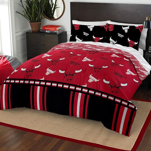 Northwest NBA Chicago Bulls Full Bed in a Bag Complete Bedding Set #856418619 in Saudi Arabia