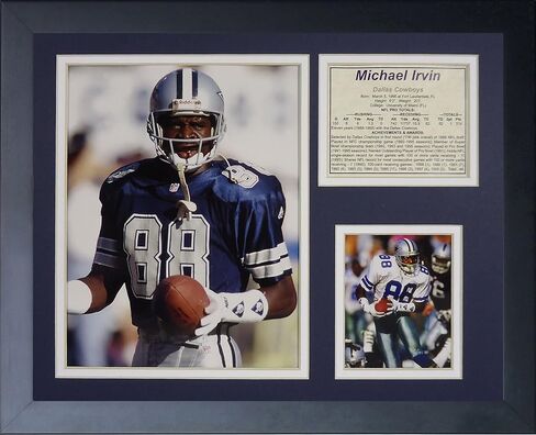 Legends Never Die Michael Irvin Framed Photo Collage, 11x14-Inch, (11579U) in Saudi Arabia