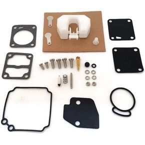 Boat Motor 309-87122-0 309871220M 855546A2 Carburetor Carb Repair Kit for Tohatsu Nissan Outboard M NS 2.5/3.5A, 9.9HP, 15HP, 18HP 2-Stroke engine