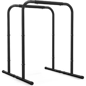 leikefitness Pull Up Dip Station Strength Training Dip Stands Station Tricep Dips Push-Ups For Home Gym