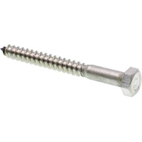 Prime-Line 9055724 Hex Lag Screws, 5/16 In. X 3 In., Grade 18-8 Stainless Steel (15 Pack)