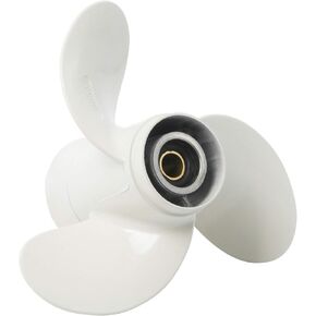 NovelBee Aluminum Alloy Boat Propeller for Yamaha 9.9-15 HP Outboard Motor (9 1/4x9-J)