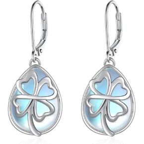 Hummingbird Earrings 925 Sterling silver Moonstone Hummingbird Earrings Hummingbird Jewelry Gifts for Women Teen Girls
