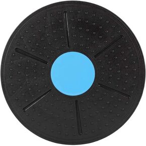 Yosoo Round Wobble Balance Board Stability Disc Yoga Ankle Knee Exercise Gym Fitness and Training Board 14 inch Diameter