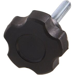 55452 Fluted Knob 1.72-Inch Male Thread, M6 X 50mm, 2-Pack