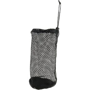 MEETOOT Nylon Mesh Golf Pouch Black Golf Ball Bag Golf Accessories Golf Balls Carrying Drawstring Storage Pouch Hold 48-56 Golf Balls