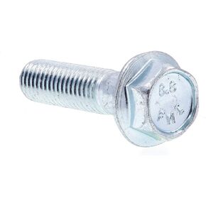 Prime-Line 9089620 Flange Bolts, Class 8.8 Metric, M10-1.50 X 40MM, Zinc Plated Steel (25 Pack)
