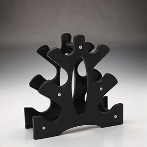 Dumbbell Rack Weight Stand Holder PP 3 Tier 20kg Bearing Easy Assembly Dumbbell Rack Stand Compact Dumbbell Rack for Home Office Gym