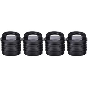 Estink Kayak Scupper Stoppers, 4 Pcs Boat Canoe Kayak Boat Scupper Stopper Bungs Drain Holes Plugs Accessories, Rubber Kayak Scupper Plug Kit for Kayak Canoe Marine Replacement Accessory
