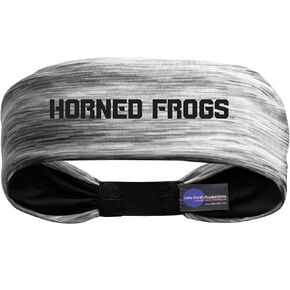 Littlearth Unisex-Adult NCAA TCU Horned Frogs Tigerspace Headband, Grey, One Size