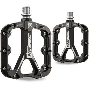 Bike Pedals Mountain Bike Pedal Nylon Fiber Non-Slip 9/16 inch Lightweight Bicycle Platform Flat Pedal for BMX MTB Adult Road Bike Universal