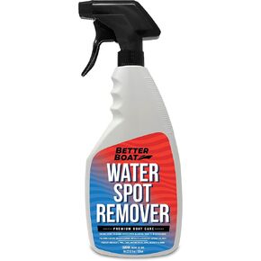 Boat Cleaner Water Spot Remover for Cars & Boat Wax Marine Grade Boat Wax and Polish Cleaning Supplies Hull Vinyl Fiberglass Cleaner for Boat, Car, Seat & Glass Stain Hard Water Remover & Protectant