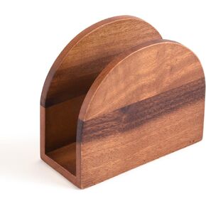 Acacia Wood Vertical Napkin Holder