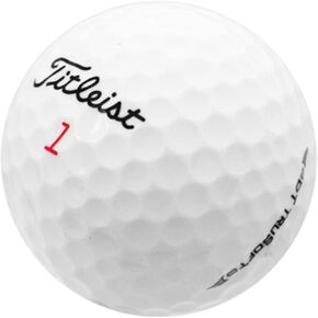 LostGolfBalls - 100 Titleist DT Trusoft Golf Balls in Mint Condition, Recycled Used Golf Balls, AAAAA Quality Quality, White