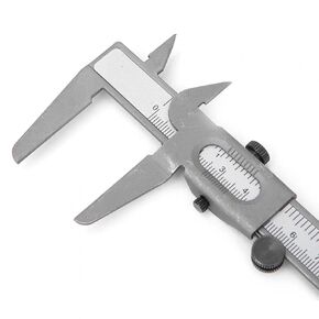 Vernier Caliper,High Metal Vernier Caliper Manual Measuring Caliper Tools Micrometer Gauge Ruler,Micrometer Calipers Caliper Measuring Tool Digital Micrometer(5inch)