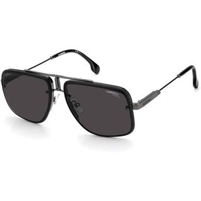 Carrera GLORY II Rectangle Sunglasses for Men + BUNDLE With Designer iWear Eyewear Kit