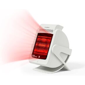 Hangsun Infrared Heat Lamp, 200-watt Portable Infrared Lamp with Soothing Heat for Improves Blood Circulation, Wide Heating Range for Office Room Desk Indoor Use