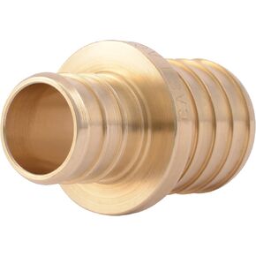 SharkBite 3/8 x 1/2 Inch Crimp Reducing Coupling, Brass Plumbing Fitting, PEX Pipe, PE-RT, UC009LFA in Saudi Arabia