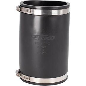 Fernco XL 1056-442 Flexible Pipe Coupling 4" CI/Plastic/Steel to 4" CI/Plastic/Steel