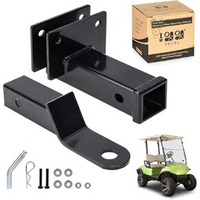 10L0L Golf Cart Rear Chassis Trailer Hitch and Receiver for Yamaha Drive G29 (2007-2016) G&E Golf Cart Model