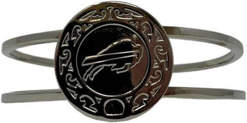 Pro Specialties Group NFL Buffalo Bills Hinged Opening Womens Bangle Bracelet in Saudi Arabia
