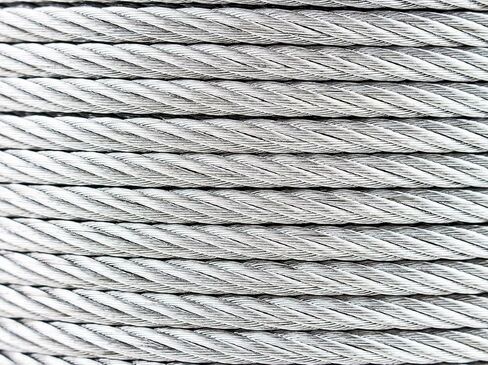 حبل سلكي RK، كابل فولاذي مجلفن للطائرات مقاس 7 × 19، 1/4 بوصة، 500 قدم in Kuwait