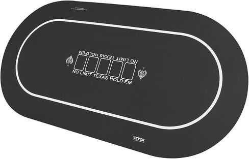VEVOR Poker Table Top, 70 x 35 Inch Poker Mat for Table in Saudi Arabia