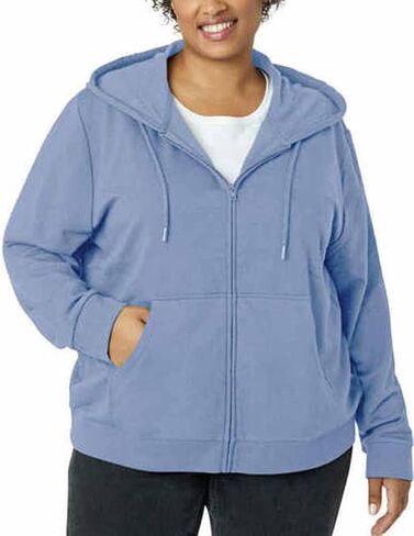 Eddie Bauer Ladies' Supersoft Full Zip Hoodie Jacket (XL, Blue) in Saudi Arabia
