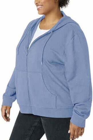 Eddie Bauer Ladies' Supersoft Full Zip Hoodie Jacket (XL, Blue) in Saudi Arabia
