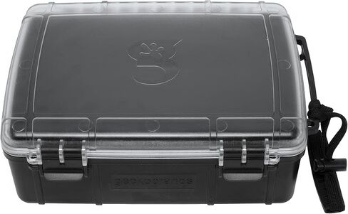 geckobrands Waterproof Dry Box Storage Case, Large, Neon Blue - Watertight & Airtight Dry Box for Phone, Wallet in Kuwait