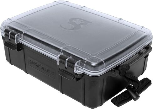 geckobrands Waterproof Dry Box Storage Case, Large, Neon Blue - Watertight & Airtight Dry Box for Phone, Wallet in Kuwait