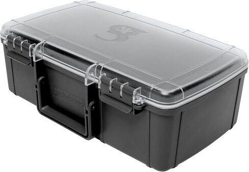 geckobrands Waterproof Dry Box Storage Case, Large, Neon Blue - Watertight & Airtight Dry Box for Phone, Wallet in Kuwait